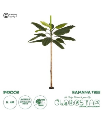 GloboStar® Artificial Garden BANANA TREE 21501 Τεχνητό Διακοσμητικό Δέντρο Μπανανιάς Υ400cm